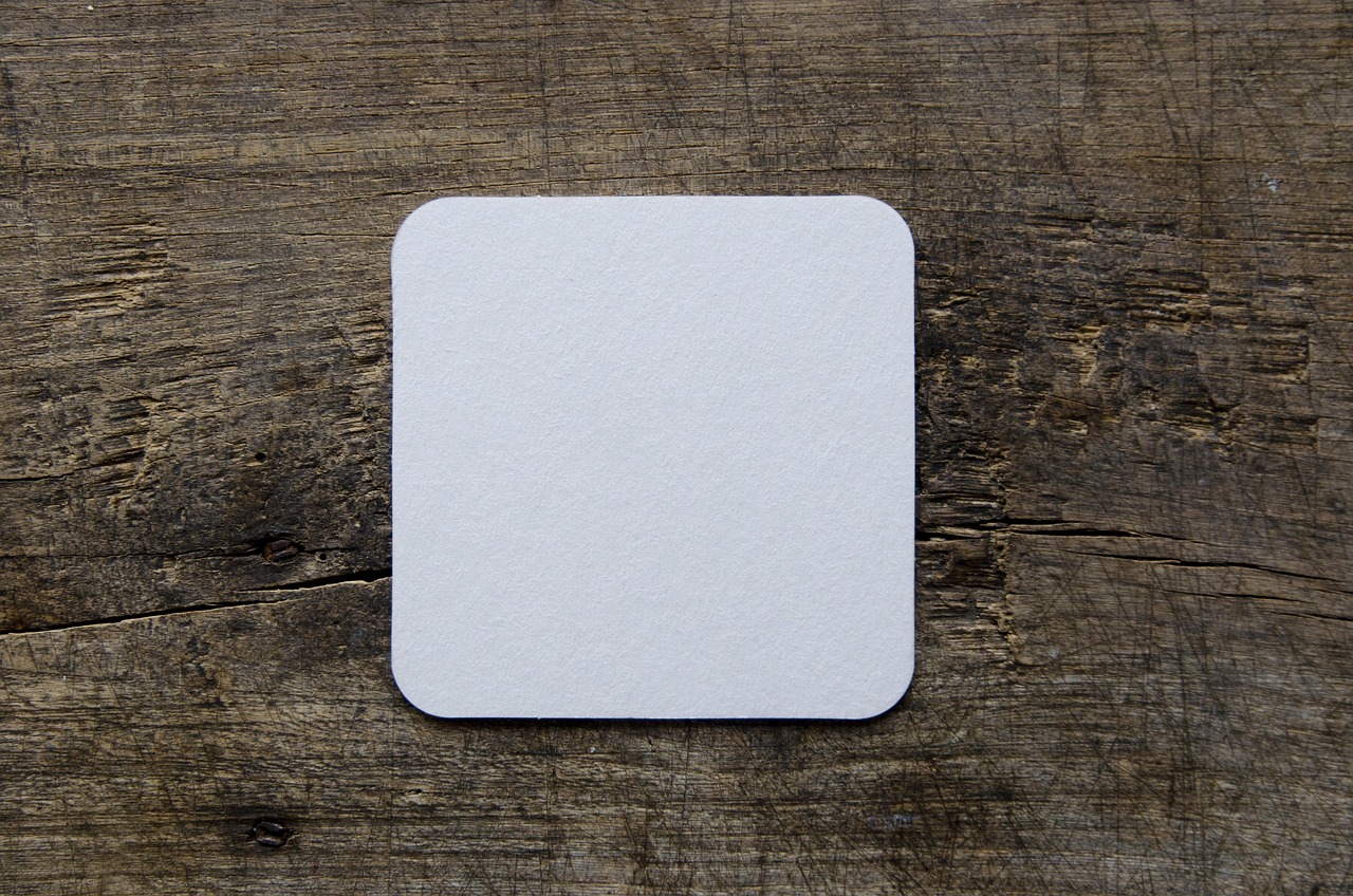 coaster paper drink